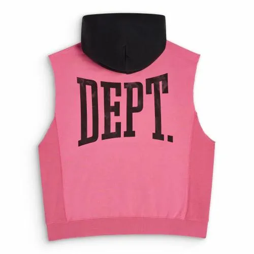 Sweatshirts Men Gallery Dept GYM CUT OFF HOODIE Flo Pink