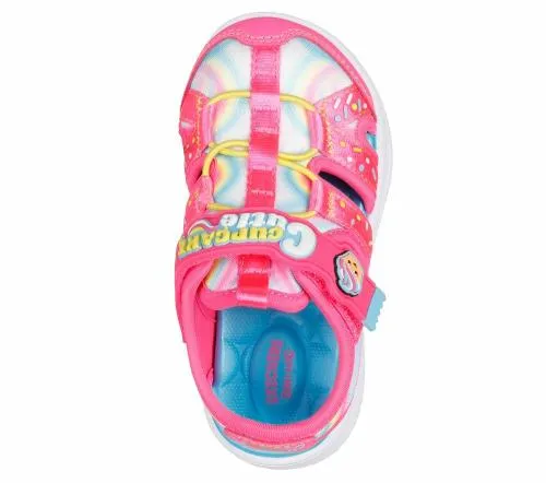 Sweet Kickz Jumpsters Sandal 8211 Sprinkle Wonder Hot Pink Multi Kids SKECHERS Toddlers UK Sizes 49