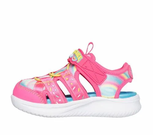 Sweet Kickz Jumpsters Sandal 8211 Sprinkle Wonder Hot Pink Multi Kids SKECHERS Toddlers UK Sizes 49