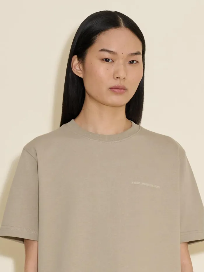 Tshirts and Sweats Women Holzweiler Kjerag Elderflower Tee Dk Green