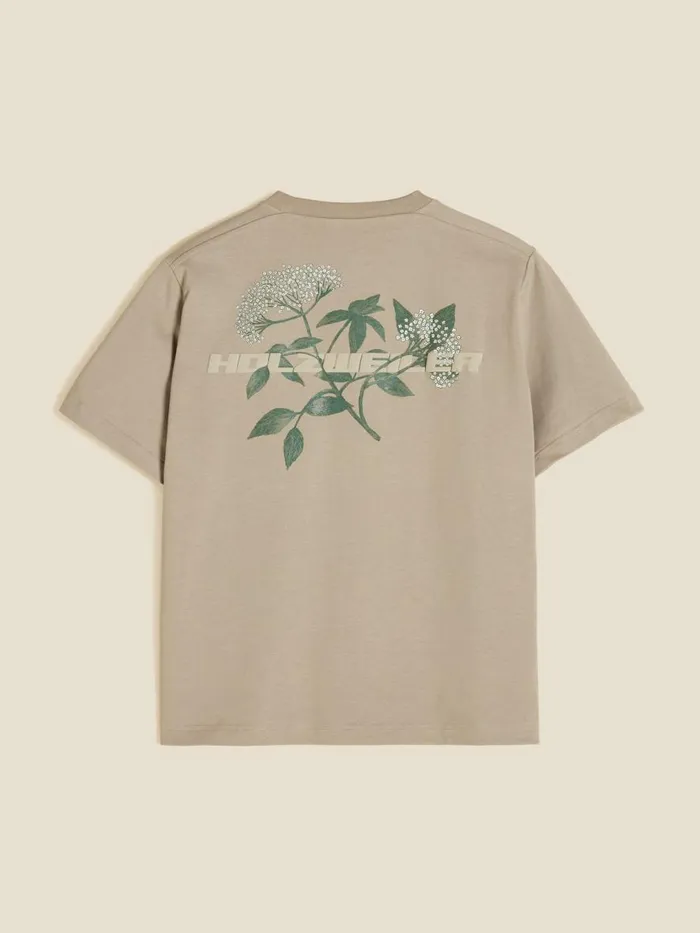 Tshirts and Sweats Women Holzweiler Kjerag Elderflower Tee Dk Green