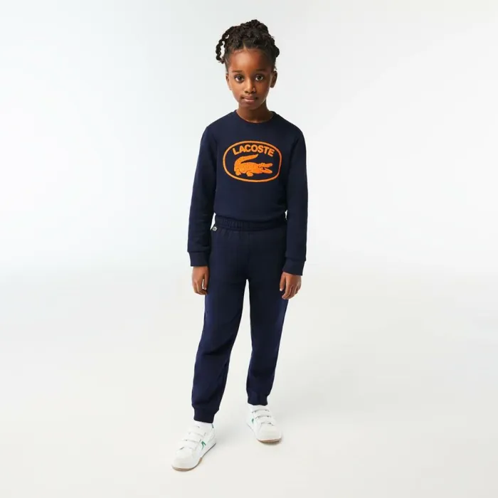 TShirts and Tops Kids Lacoste Kids039 Cotton Blend Sweatpants Navy Blue 166
