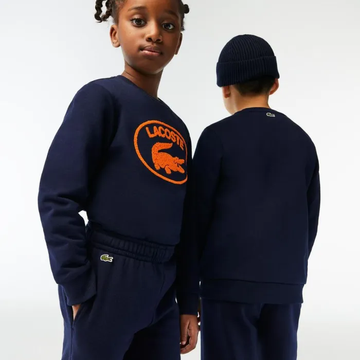 TShirts and Tops Kids Lacoste Kids039 Cotton Blend Sweatpants Navy Blue 166