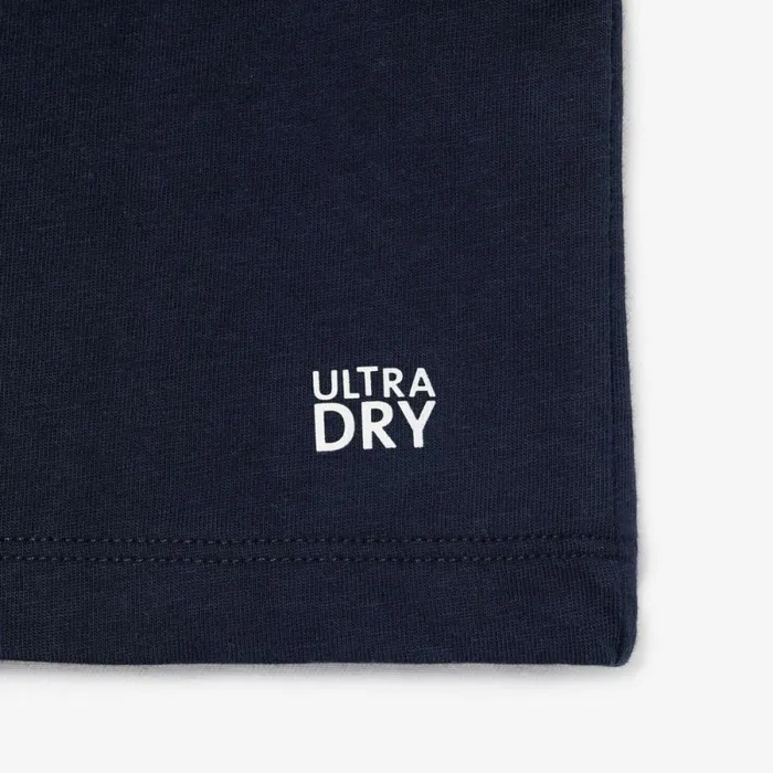 TShirts and Tops Kids Lacoste Kids039 Miami Open Edition UltraDry Tennis TShirt Navy Blue 166