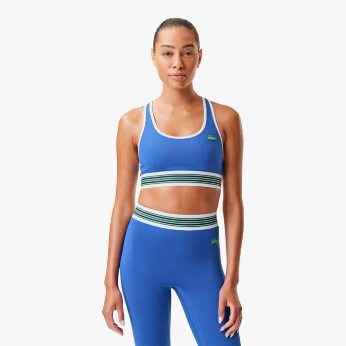 TShirts and Tops Women Lacoste Women039s Lacoste X Bandier All Motion Striped Sports Bra Blue Siy TShirts and Tops Women Lacoste Women039s Lacoste X Bandier All Motion Striped Sports Bra Blue Siy
