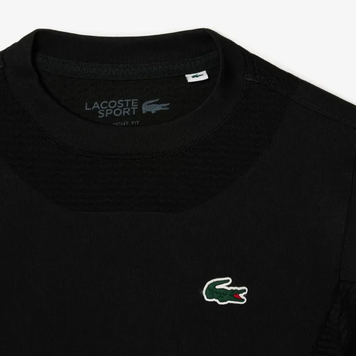 TShirts and Tops Women Lacoste Women039s Long Sleeve Seamless Sport Crop Top Black 031