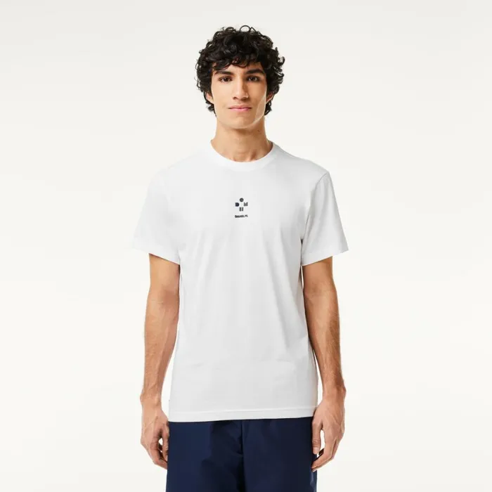 TShirts Men Lacoste Men039s Lacoste Sport X Daniil Medvedev UltraDry Tennis TShirt White 001 TShirts Men Lacoste Men039s Lacoste Sport X Daniil Medvedev UltraDry Tennis TShirt White 001