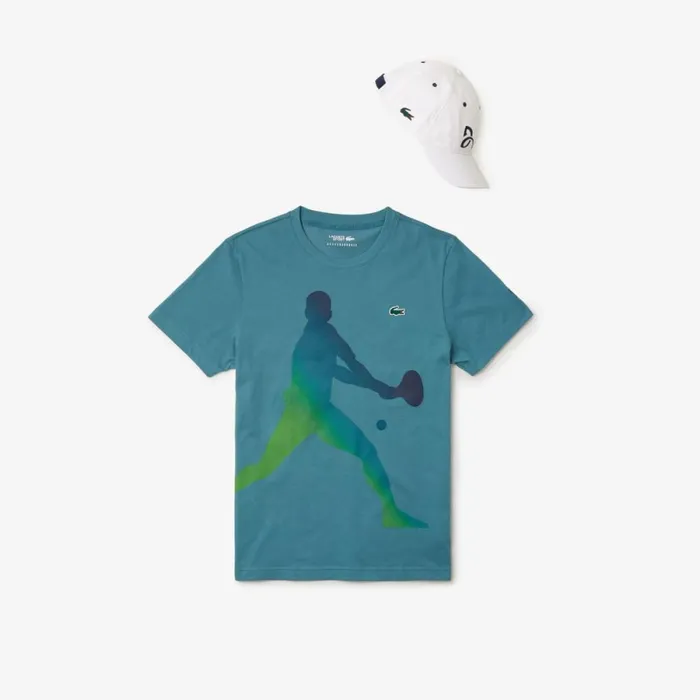 TShirts Men Lacoste Men039s Lacoste Tennis X Novak Djokovic TShirt and Cap Set Hydro Blue Iy4 TShirts Men Lacoste Men039s Lacoste Tennis X Novak Djokovic TShirt and Cap Set Hydro Blue Iy4