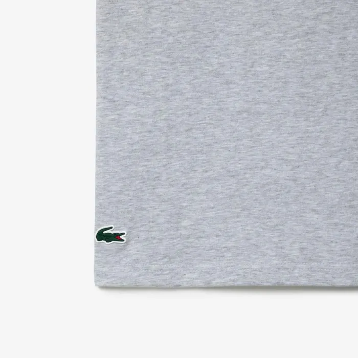 TShirts Men Lacoste Men039s SPORT Cotton Jersey TShirt Grey Chine Cca