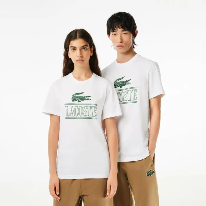 TShirts MenWomen Lacoste Unisex Regular Fit Heavy Cotton Jersey TShirt White 001 TShirts MenWomen Lacoste Unisex Regular Fit Heavy Cotton Jersey TShirt White 001