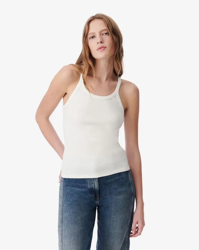 Tshirts Women IRO PALISSO RIBBED TANK TOP