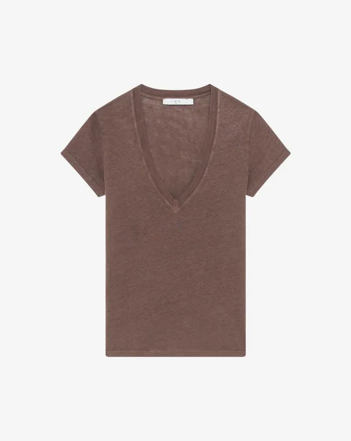Tshirts Women IRO RODEO LOWCUT TSHIRT