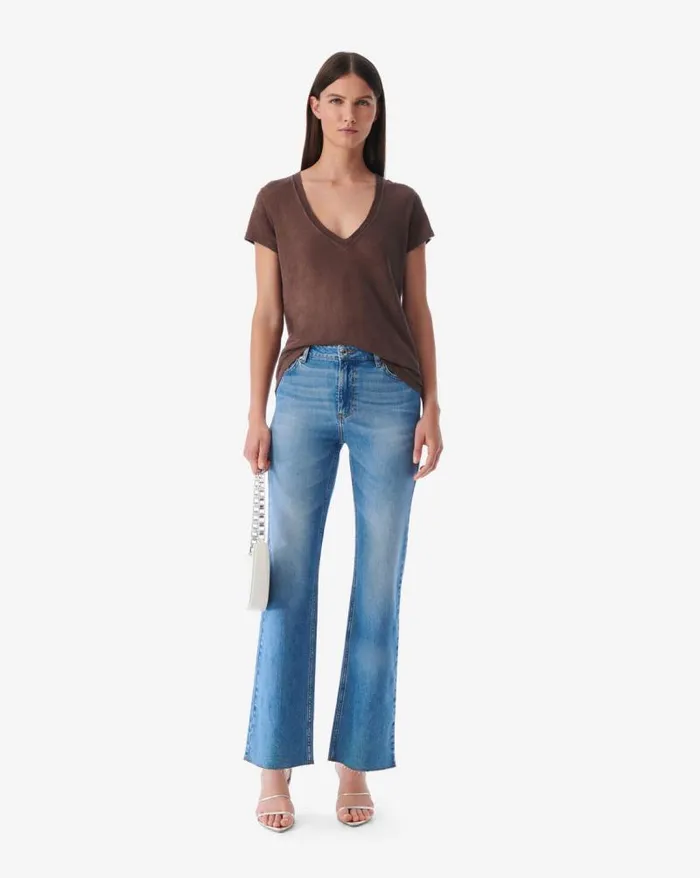 Tshirts Women IRO RODEO LOWCUT TSHIRT