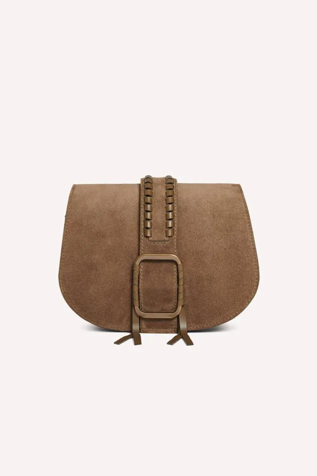 TeddySuede Shoulder Bag Shoes and Accessories Baandsh Bags