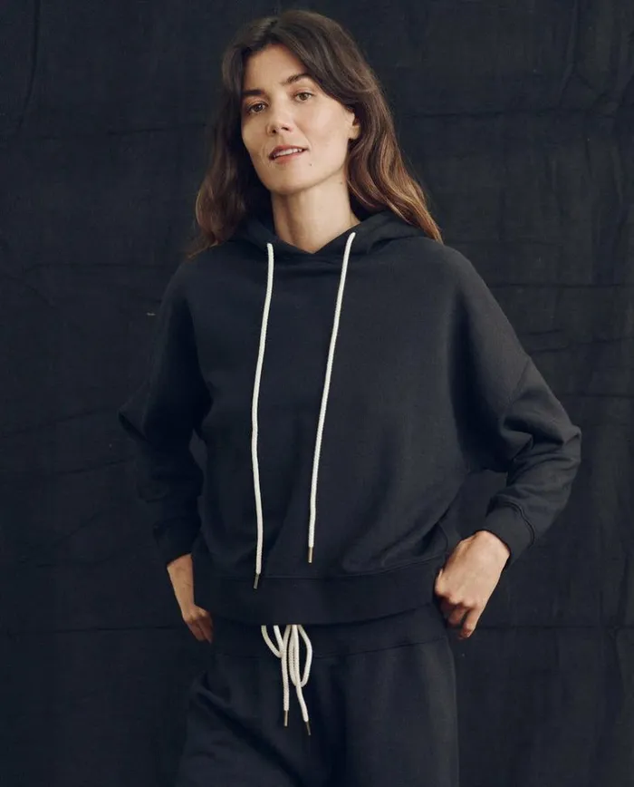 Tees and Sweats The Great The Teammate Hoodie Almost Black