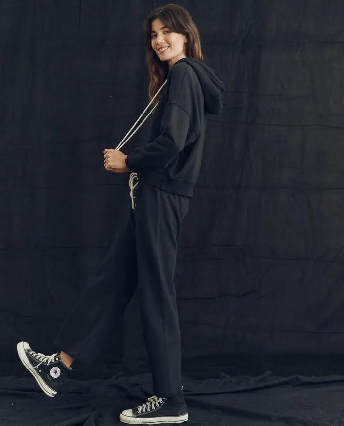 Tees and Sweats The Great The Teammate Hoodie Almost Black