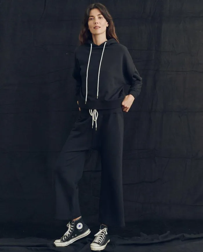 Tees and Sweats The Great The Teammate Hoodie Almost Black