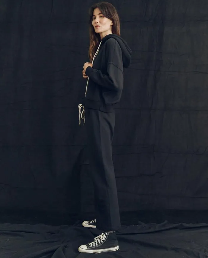 Tees and Sweats The Great The Teammate Hoodie Almost Black