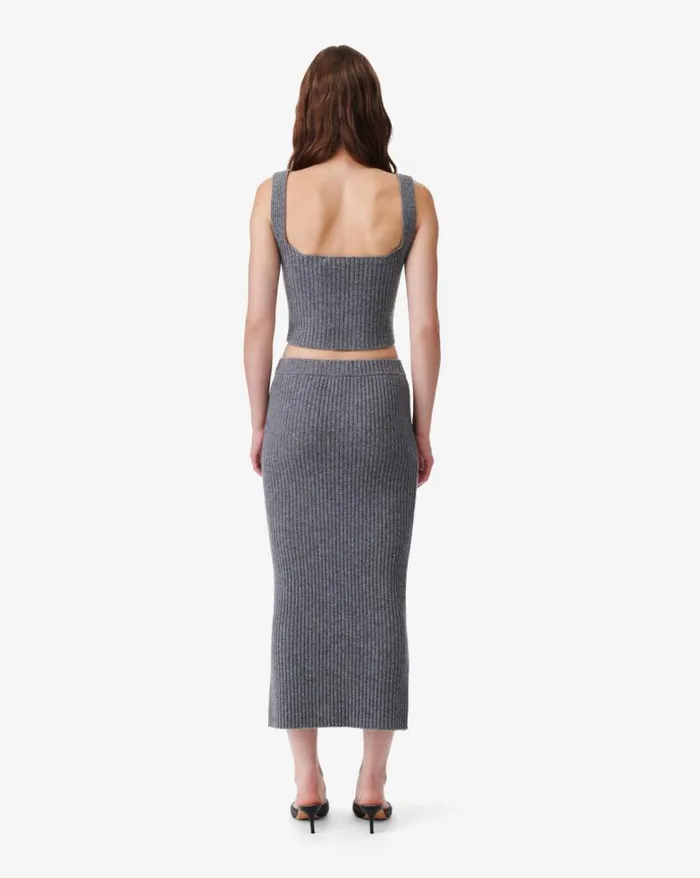 Tops and Shirts Women IRO KIWA RIBBED SQUARE NECK TOP