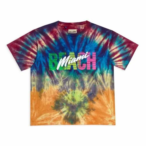 Tops WomenMen Gallery Dept MIAMI BEACH TIE DYE WOMEN039S TEE Multi