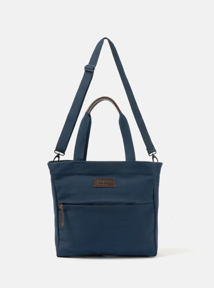 Tote Bag In Navy Canvas Men Universal Works Bags