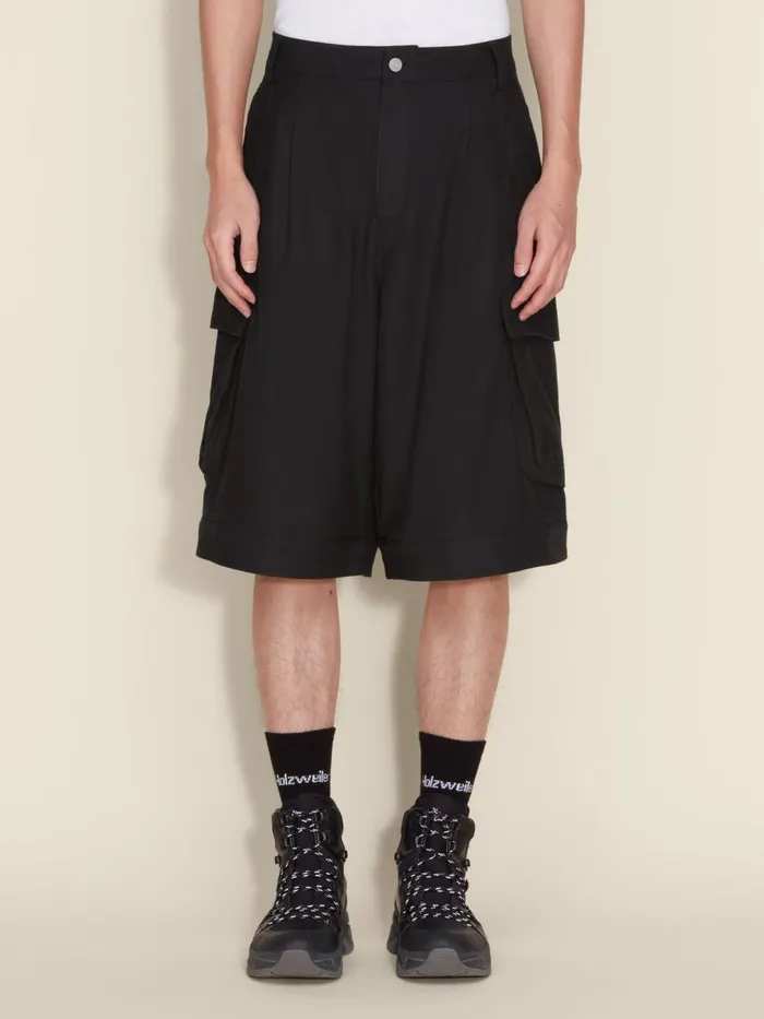 Trousers and Shorts Men Holzweiler Ebbi Cargo Trousers Black