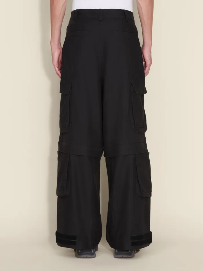 Trousers and Shorts Men Holzweiler Ebbi Cargo Trousers Black