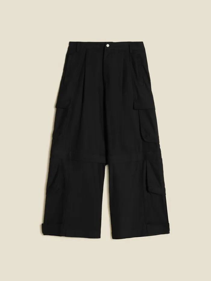 Trousers and Shorts Men Holzweiler Ebbi Cargo Trousers Black