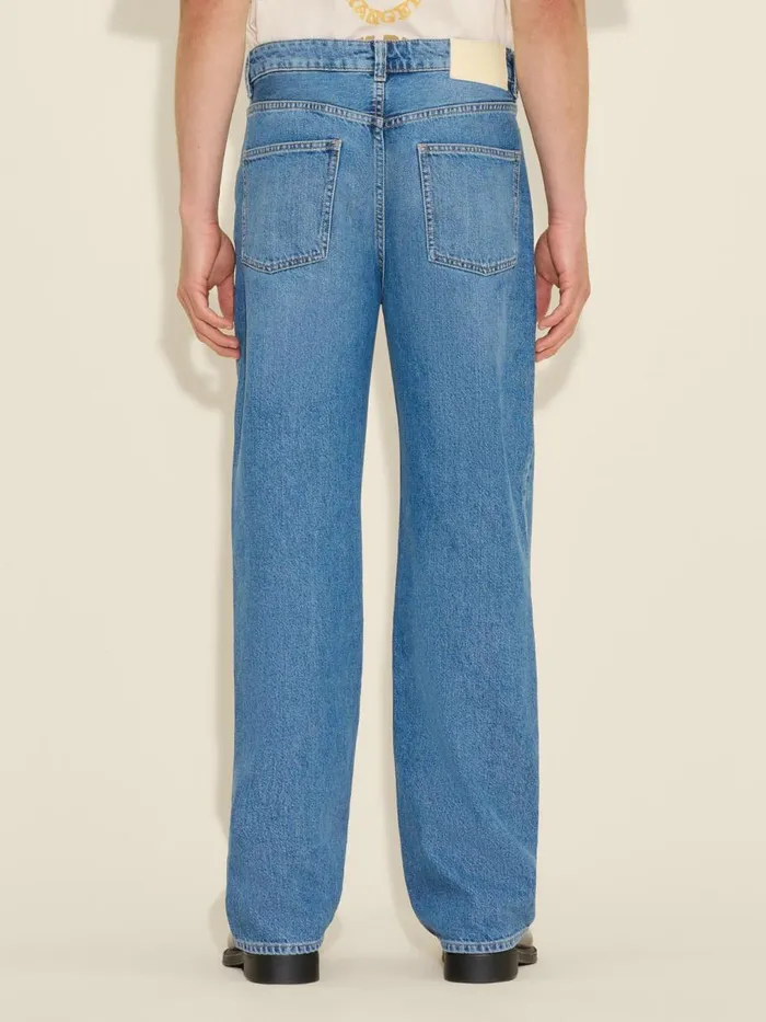Trousers and Shorts Men Holzweiler M Straight Jeans Lt Blue