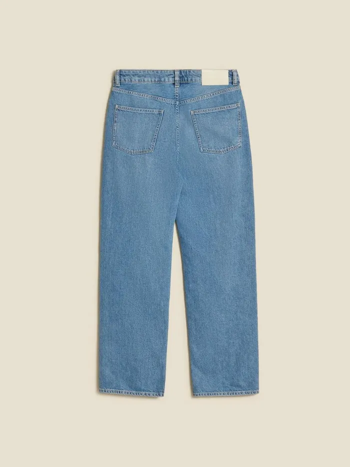 Trousers and Shorts Men Holzweiler M Straight Jeans Lt Blue