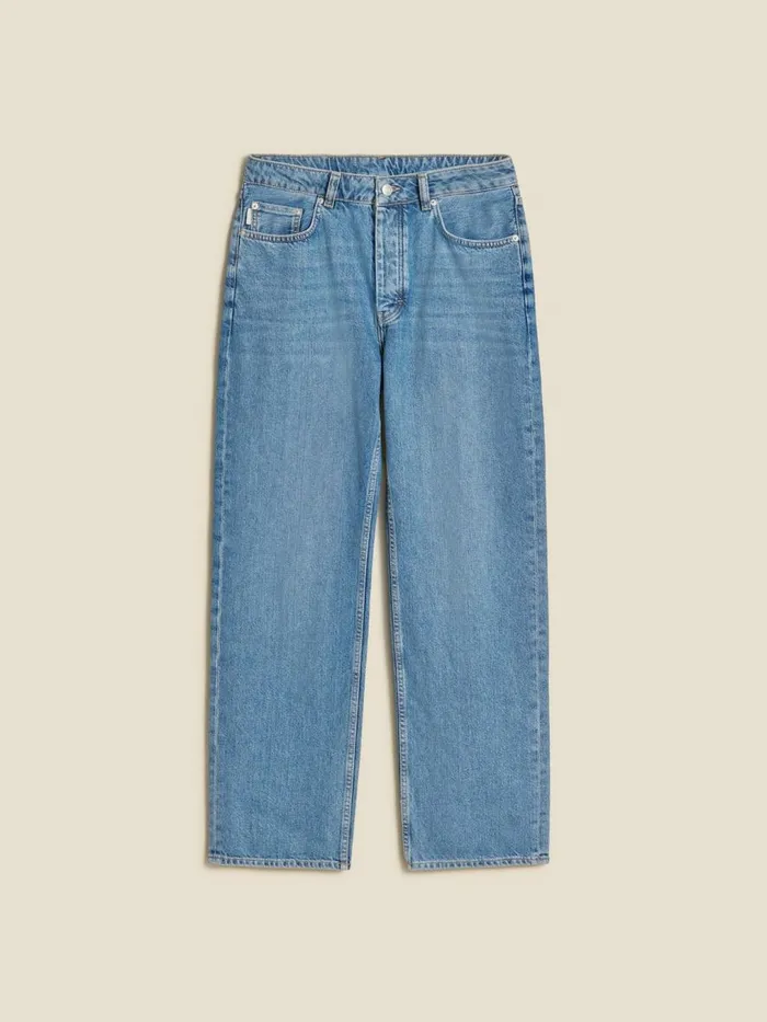 Trousers and Shorts Men Holzweiler M Straight Jeans Lt Blue