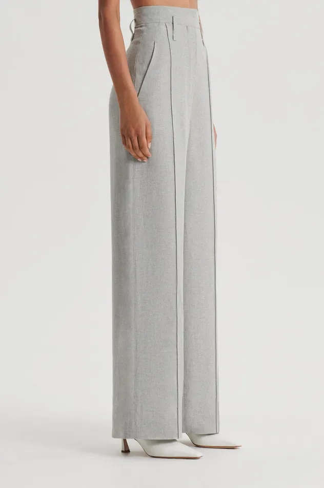 Trousers DRAPED TAILORED TROUSER PALEGREY 8211 Scanlan Theodore Women Trousers DRAPED TAILORED TROUSER PALEGREY 8211 Scanlan Theodore Women