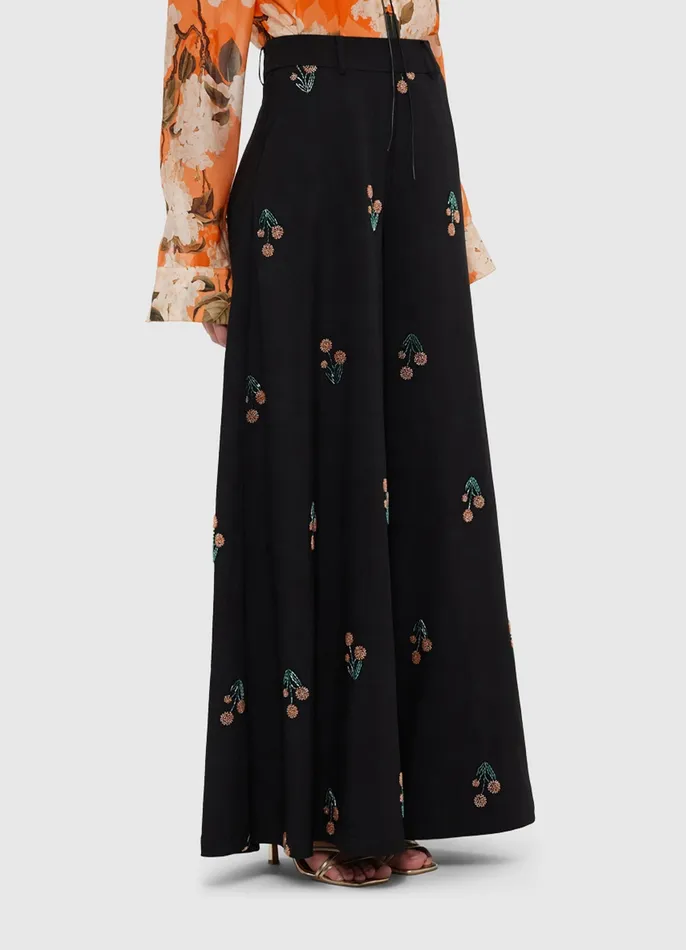 Two Piece Sets Candied Embellished Pants 8211 Wildflower Beading LEO LIN Women