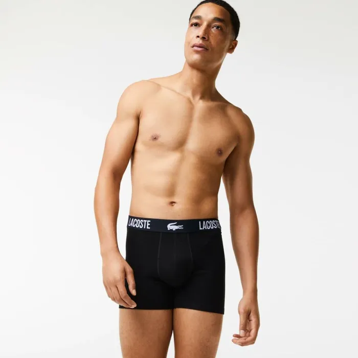 Underwear and Socks Men Lacoste Mens Branded Contrast Crocodile Boxer Brief 3Pack Black Red White Tr2 Underwear and Socks Men Lacoste Mens Branded Contrast Crocodile Boxer Brief 3Pack Black Red White Tr2