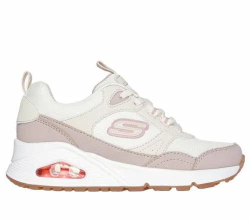 Uno 8211 Mesh Mode Natural Taupe Kids SKECHERS Big Kids UK Sizes 36