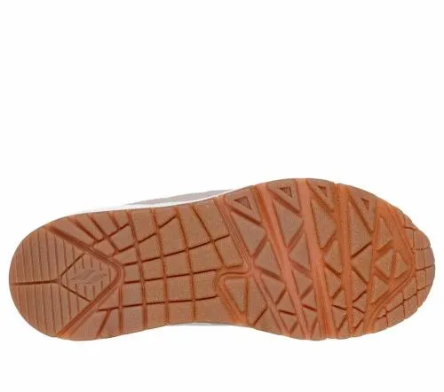Uno 8211 Mesh Mode Natural Taupe Kids SKECHERS Big Kids UK Sizes 36