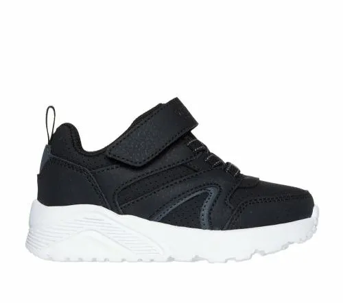 Uno Lite 8211 Echo Surge Black White Kids SKECHERS Toddlers UK Sizes 49
