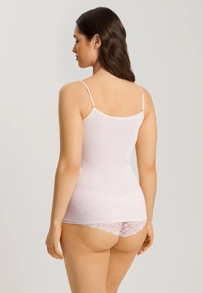 VNeck Cotton Camisole Honeydew Women HANRO Pajama Tops