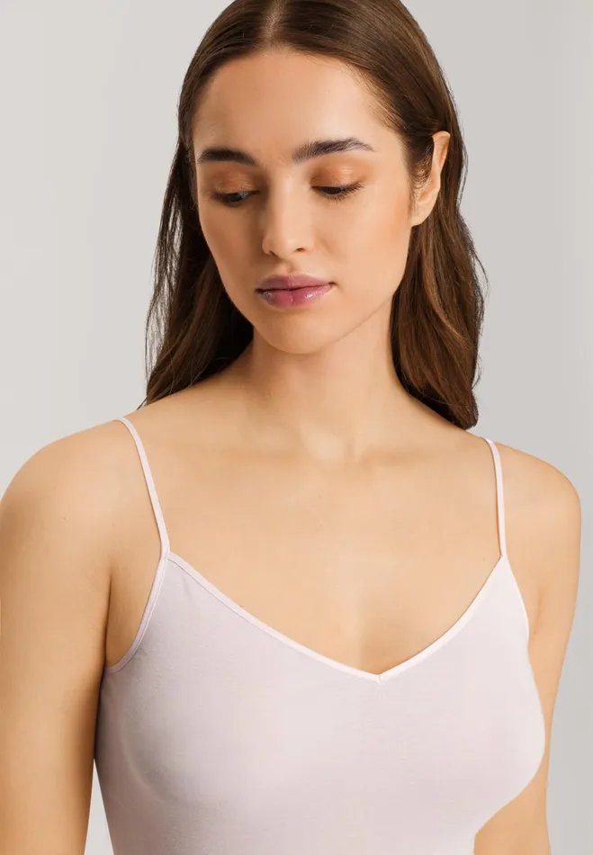 VNeck Cotton Camisole Honeydew Women HANRO Pajama Tops