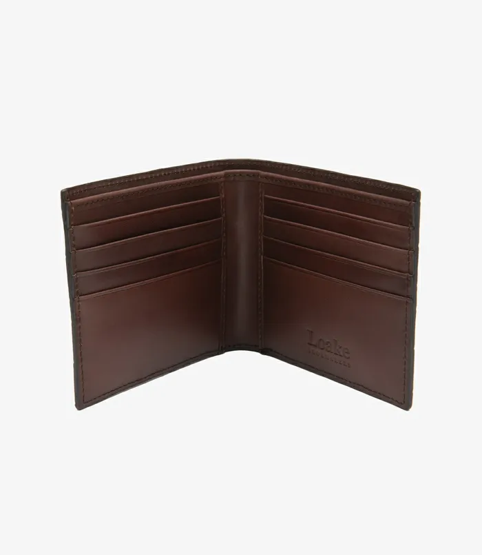 Wallets Card Holders Lombard Wallet Dark Brown Loake Men
