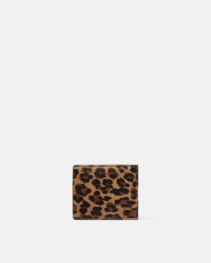 Wallets MenWomen Versace Leopard Medusa Biggie Wallet Animalier