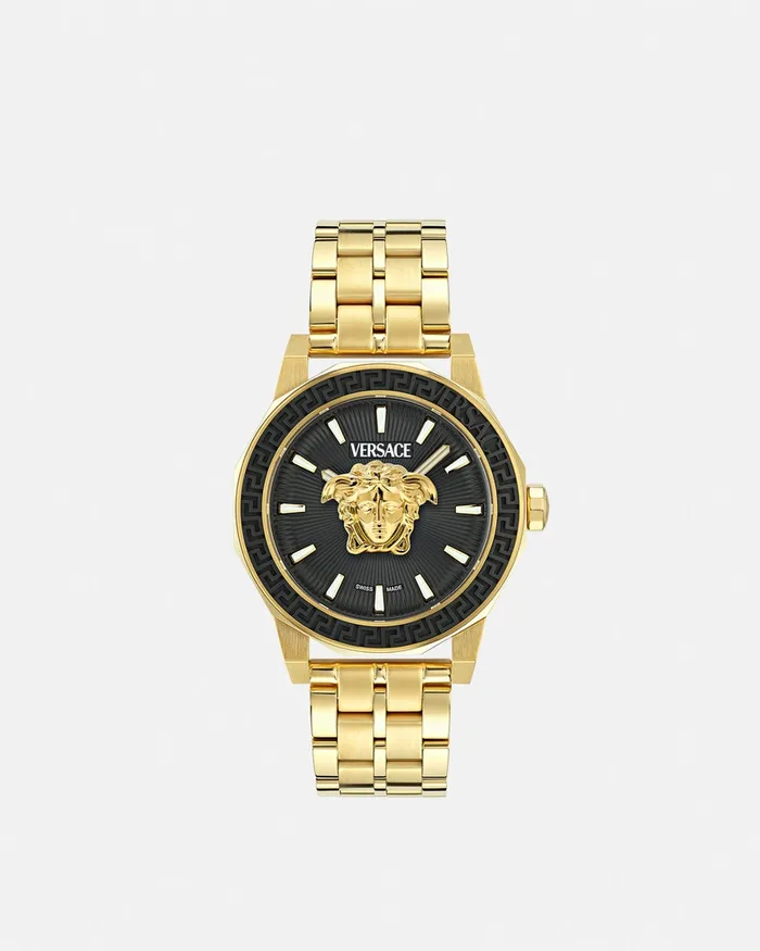 Watches Men Versace Medusa Deco Watch Gold