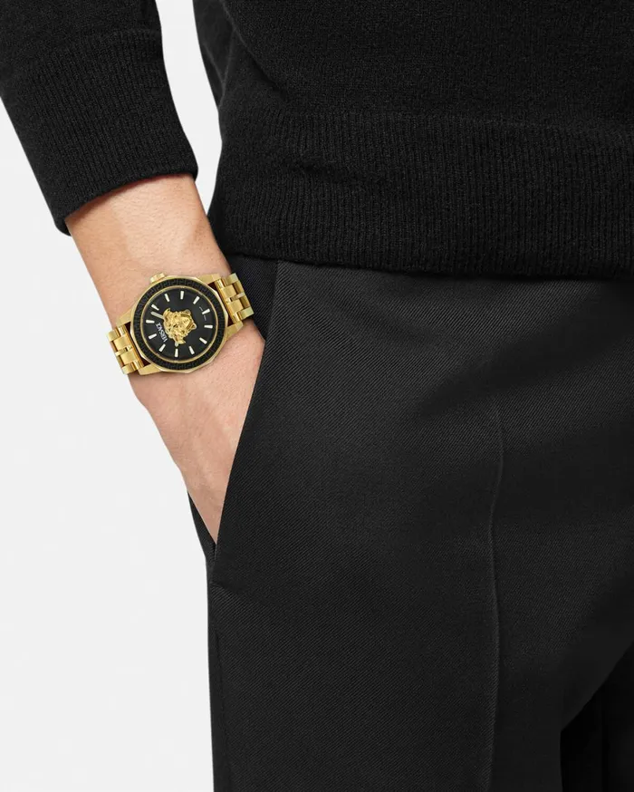 Watches Men Versace Medusa Deco Watch Gold