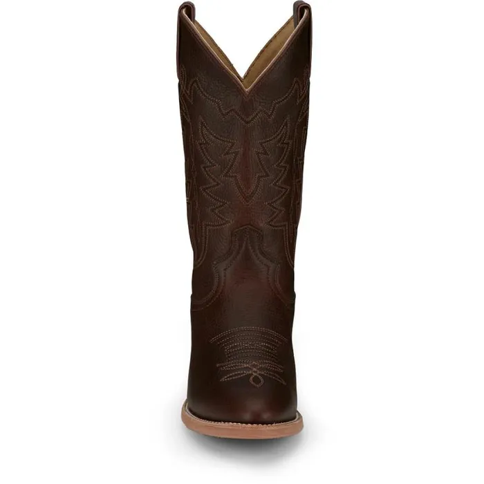 Western Men Justin Boots Hayne 12034 Western Boot Brown