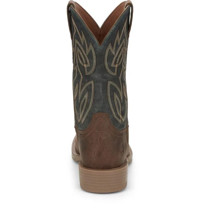 Western Men Justin Boots Rendon 11034 Western Boot Barnwood Brown 040brown041