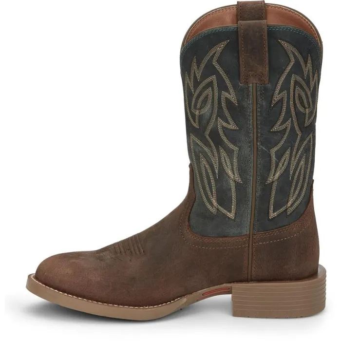 Western Men Justin Boots Rendon 11034 Western Boot Barnwood Brown 040brown041