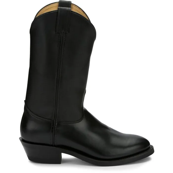 Western Men Justin Boots Tobias 12034 Western Boot Black