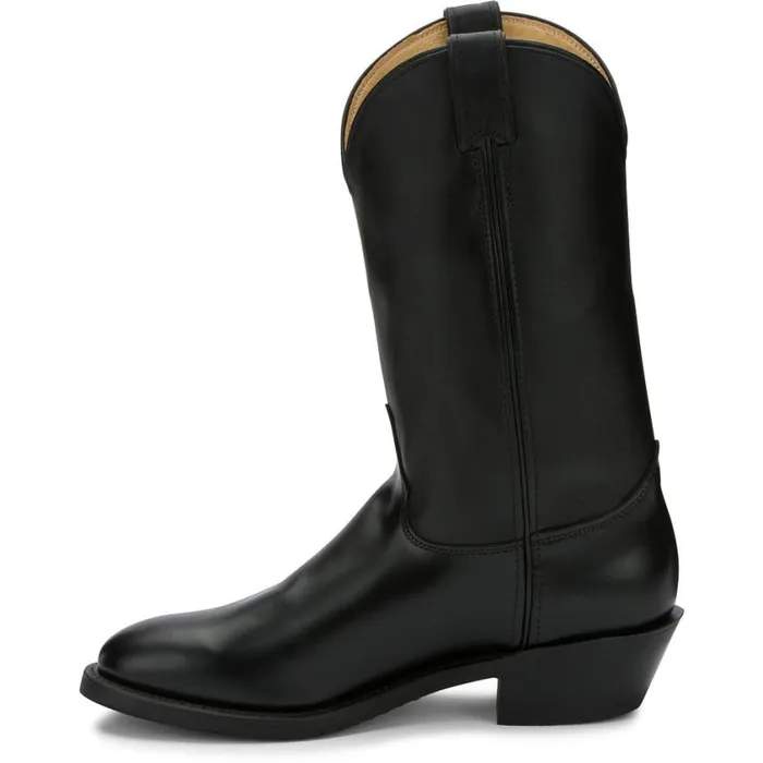 Western Men Justin Boots Tobias 12034 Western Boot Black