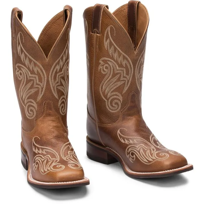 Western Women Justin Boots Llano 11034 Western Boot Brown