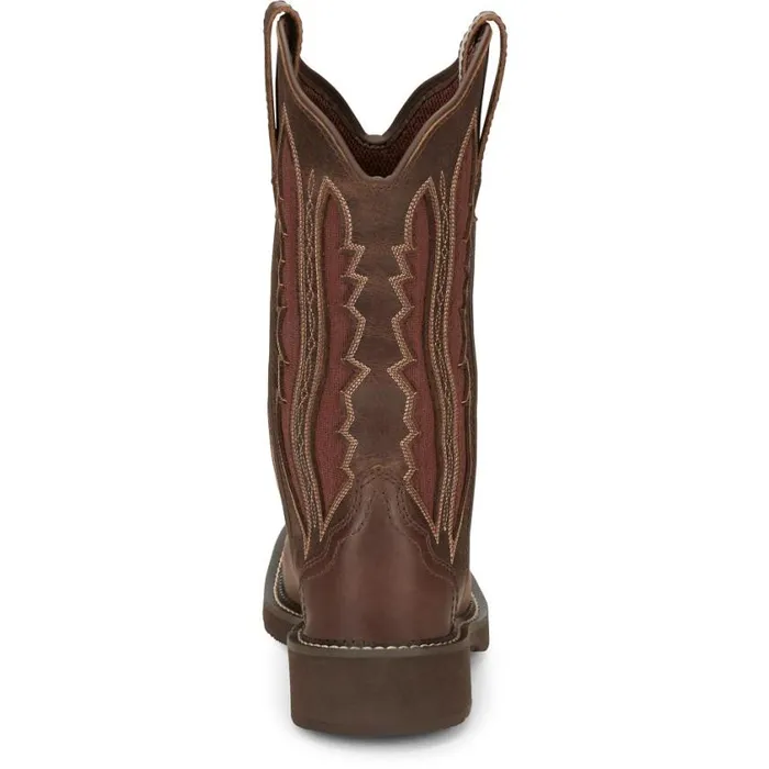 Western Women Justin Boots Paisley 11034 Western Boot Brown